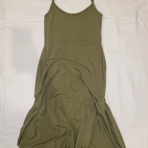 SAGE MIDI DRESS